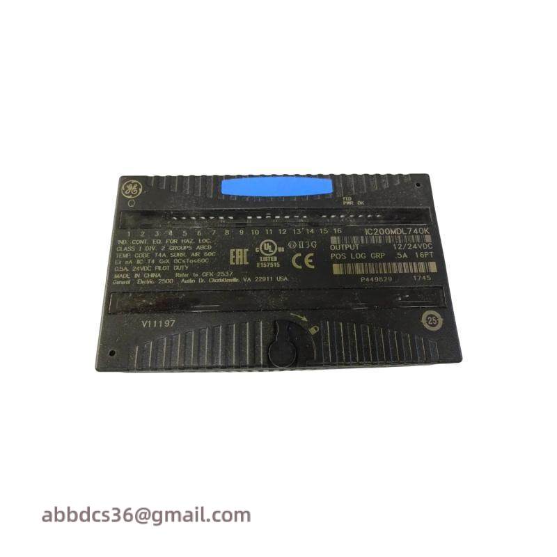 GE IC200MDL740 Positive Logic Output Module