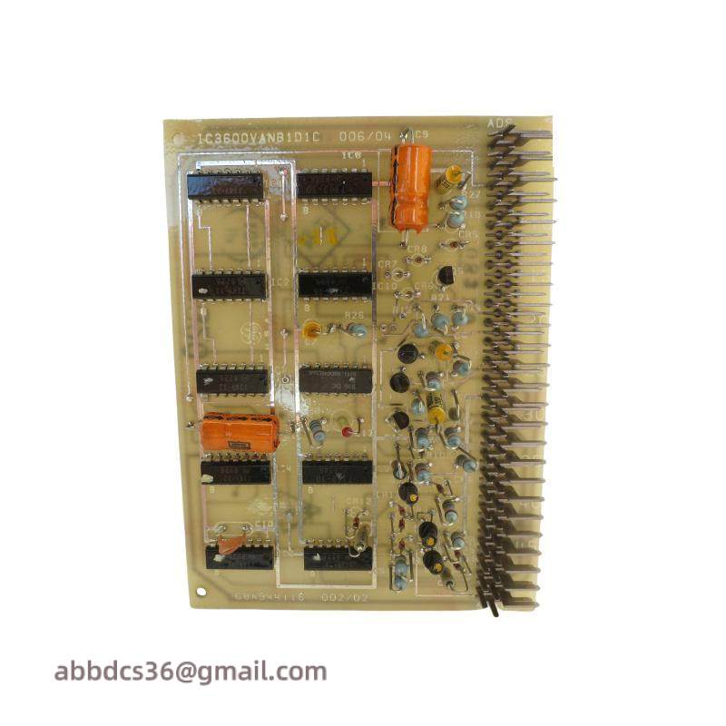 GE IC3600VANB1D1C Control PLC Annunciator Board