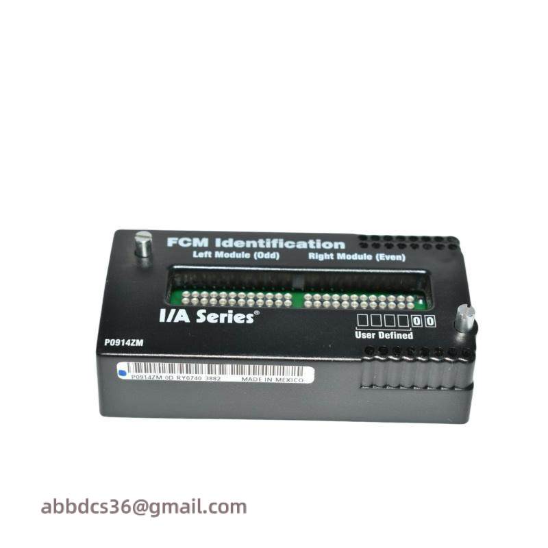 FOXBORO P0914ZM IDENTIFICATION MODULE