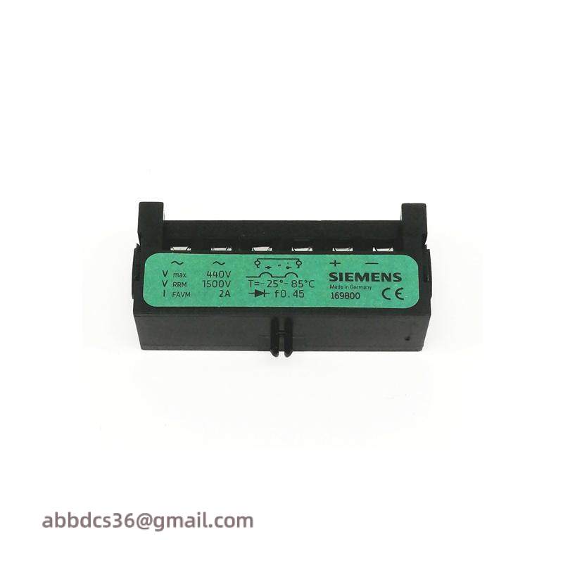 SIEMENS 169800 rectifier module