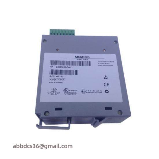 SIEMENS 6DD1681-0AJ1 SU 12 Converter