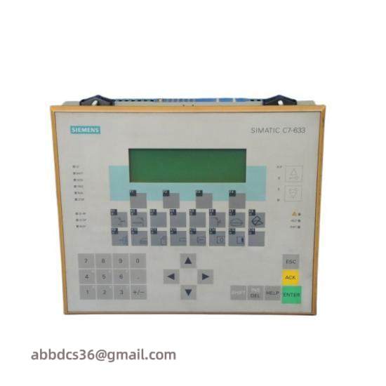 SIEMENS 6ES7633-2BF02-0AE3 C7-633DP Compact Display & Control Unit