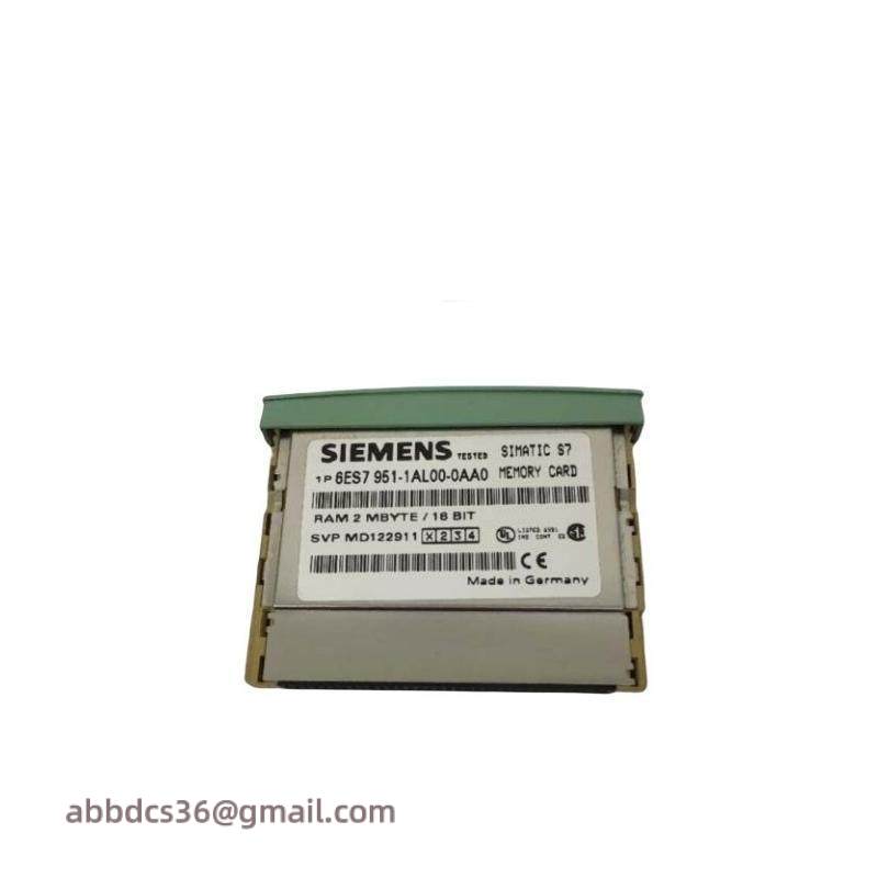 Siemens 6ES7951-1AL00-0AA0 Simatic S7 Ram Memory Card