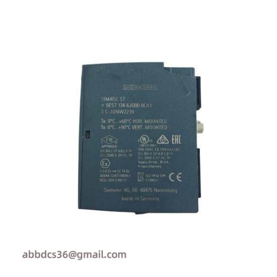 Siemens 6ES7 134-6JD00-0CA1  Analog Input Module