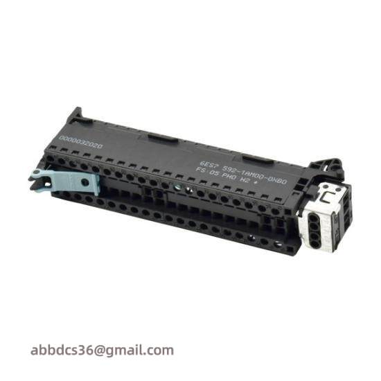 Siemens 6ES7 592-1AM00-0XB0  FRONT CONNECTOR SCREW TYPE (35MM MOD.)