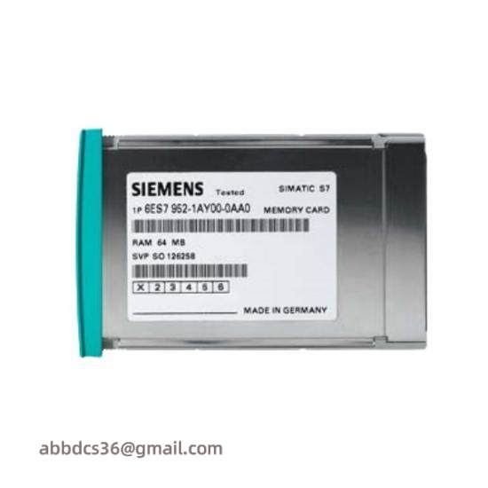 Siemens 6ES7 955-2AM00-0AA0  RAM Memory Card - 4MB