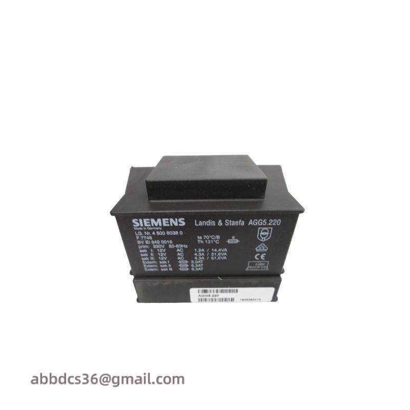 SIEMENS AGG5.220 Mains transformer, for LMV5 system