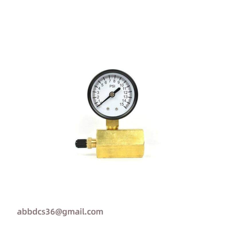 Thrifco Plumbing 8705TPE010S1W0N5 0879406008805005 275PSIG Gas Pressure Test Gauge