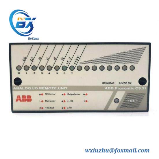 ABB ICSM06A6  Analog I/O Remote Unit