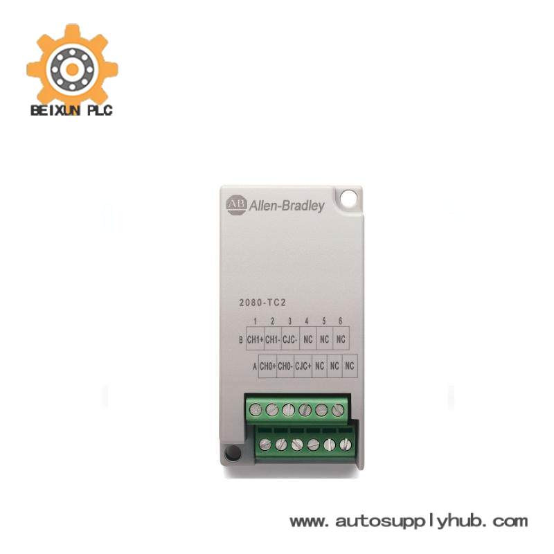 AB 2080-TC2 NON ISOLATED THERMOCOUPLE MODULE MIRCO 800