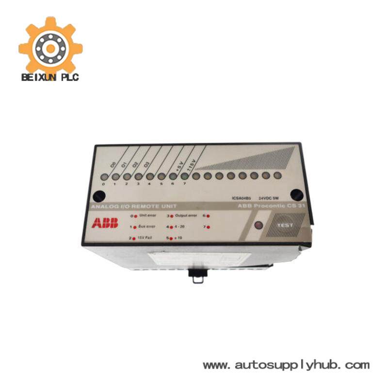 ABB ICSA04B5 ANALOG I/O REMOTE UNIT