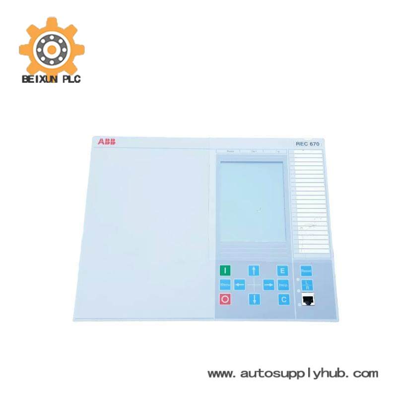 ABB REC670 1MRK000008-NB Rec670 Bay Control Display