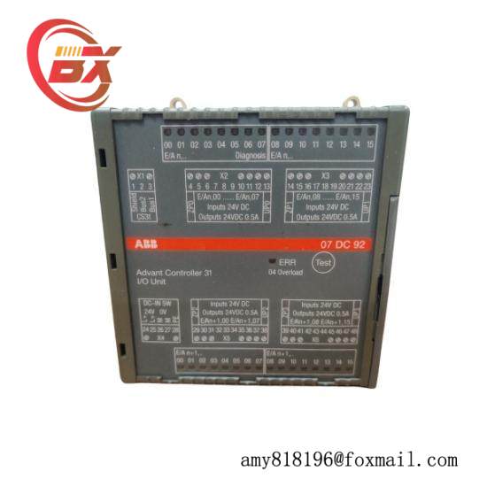 07DC92 GJR5252200R0101  Digital I/O Module  ABB