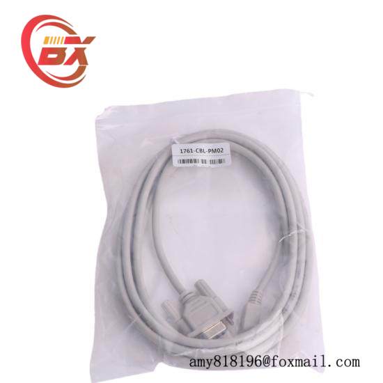 1761-CBL-PM02 8-Pin Mini DIN to 9-Pin D Shell RS232 Cable