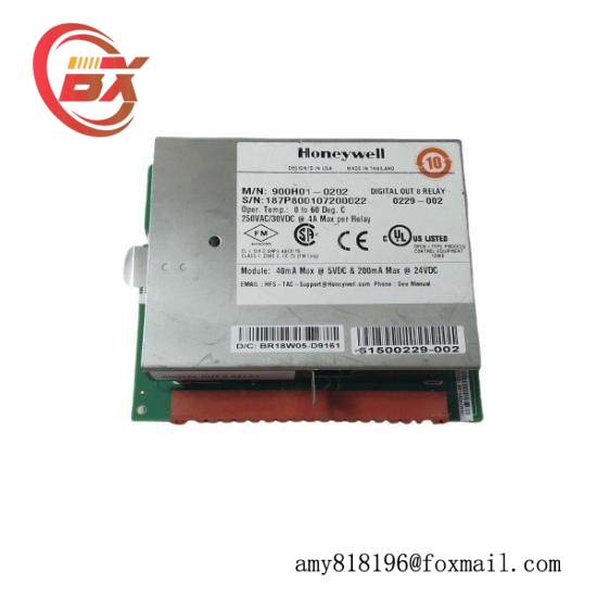 900H01-0202 Honeywell Digital Output, Relays, 8 Channel