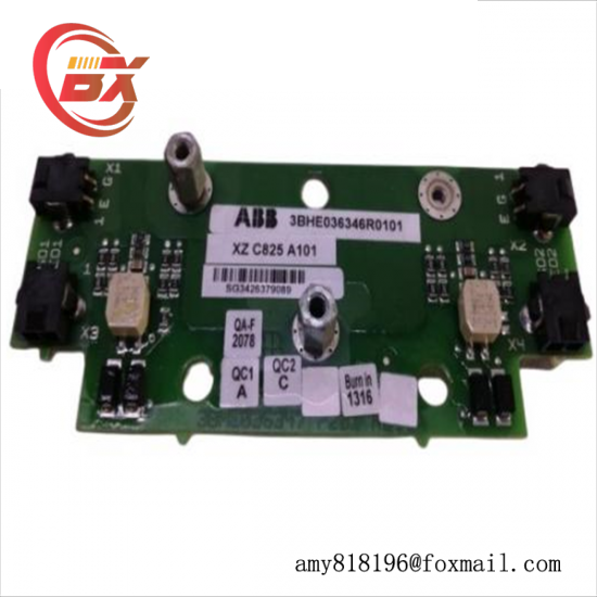 ABB 3BHE036346R0101 XZ C825 A101 Card