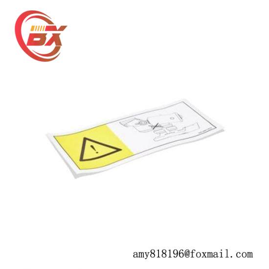 ABB 3HAC020611-001 Warning label robotic parts