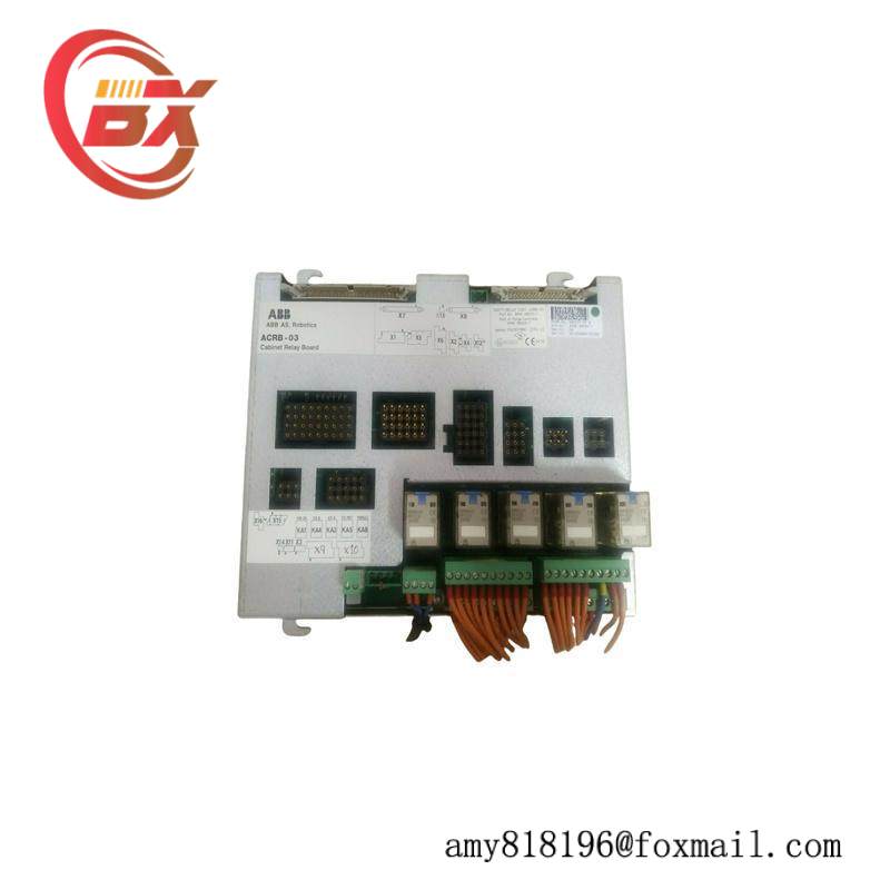 ABB ACRB-03 3HNE08250-1 3HNE06225-1 Safety Cabinet Relay Board