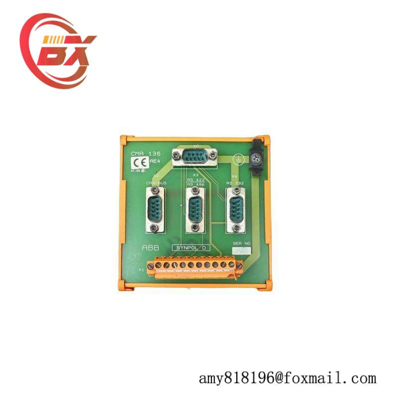 ABB CMA136 3DDE300416 Generator Relay Terminal Board