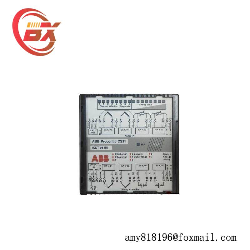 ABB CS31 ICDT08B5 GJR5251600R0101 Anolog Input Module