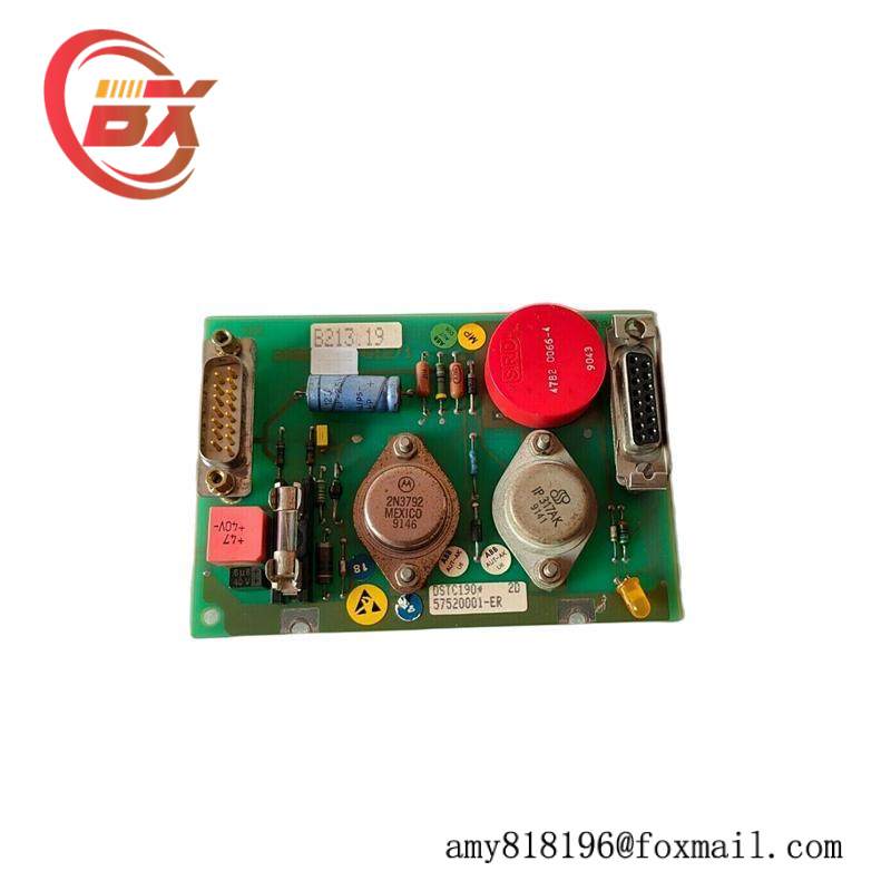 ABB DSTC190 57520001-ER Communications Connection Unit
