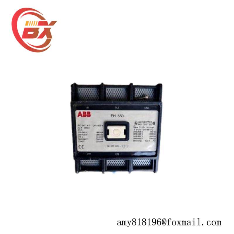 ABB EH550G 3P CONT.110VDC W/RECT.120V