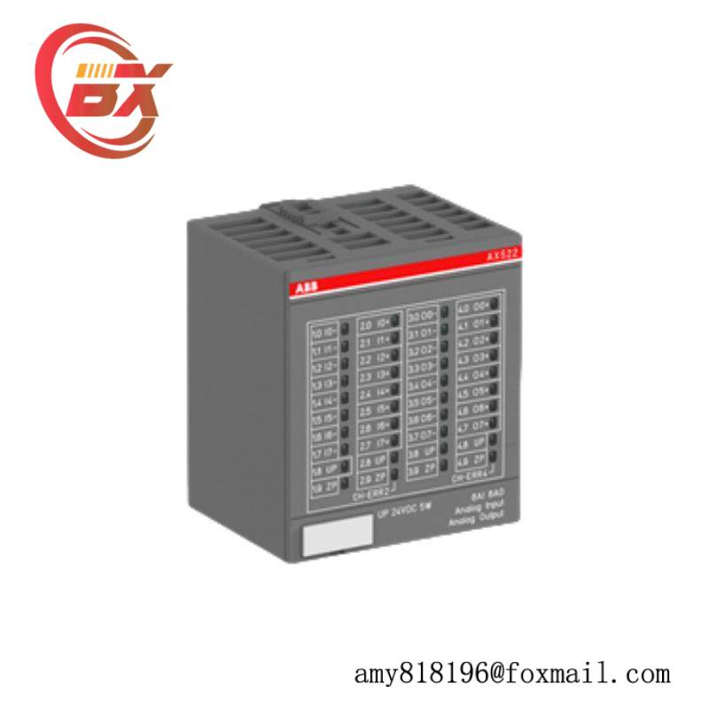 ABB AX522 8AI/8AO Power supply module