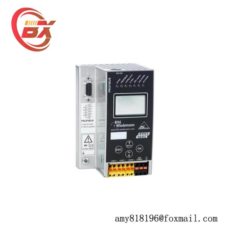 B+W BWU1569 AS-i 3.0 PROFIBUS Gateway in Stainless Steel, 2 masters