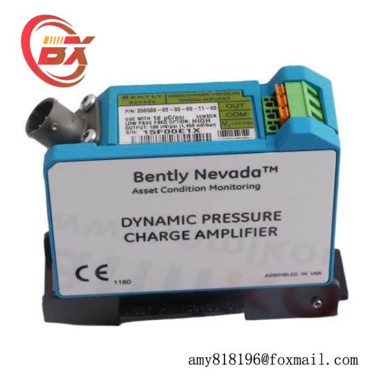 Bently Nevada 350500-00-00-00-11-00 Dynamic Pressure Charge Amplifier