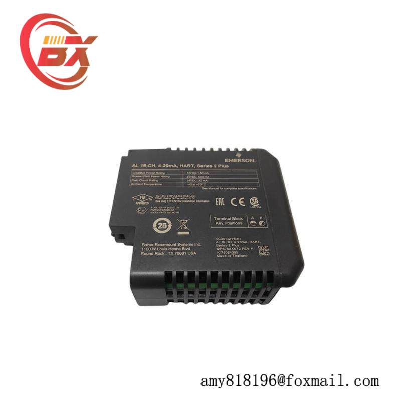 Emerson KC3010X1-BA1 12P6762X062 Traditional I/O