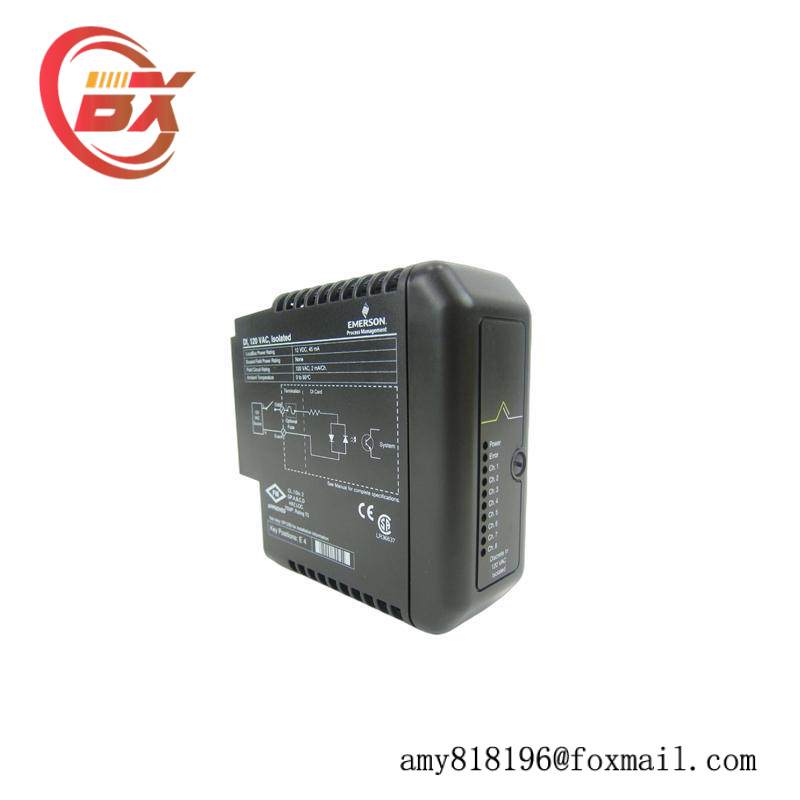 Emerson KJ3001X1-CA1 12P1980X062 DISCRETE INPUT MODULE