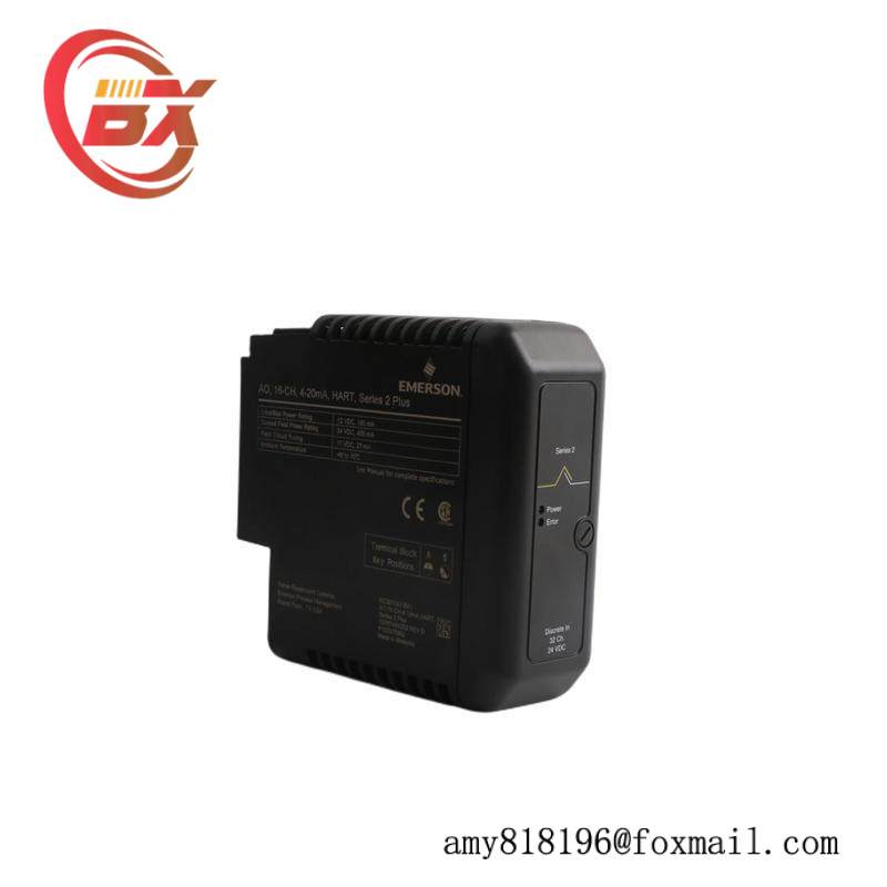 EMERSON KJ3204X1-BA1 12P3275X032 Series 2 Card