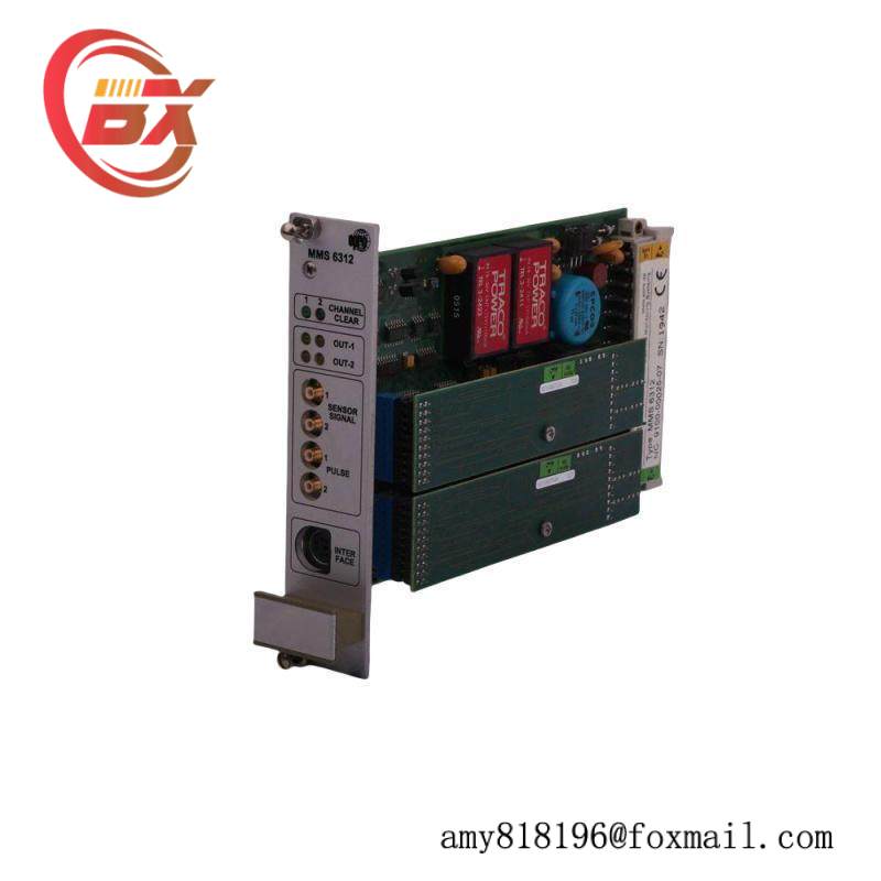Emerson MMS6312 Dual Channel Rotational Speed Monitor