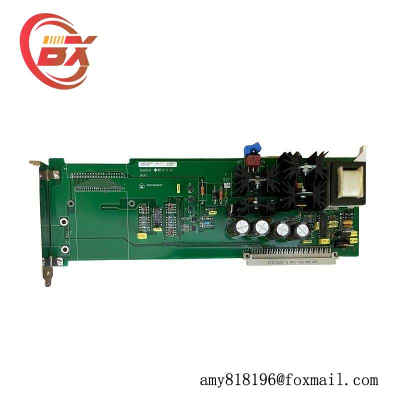 Emerson Ovation 3A99132G02 3PCPS05 W3-DPU-PS Assembly