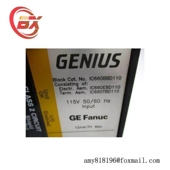 GE FANUC IC660BBD110 Discrete I/O