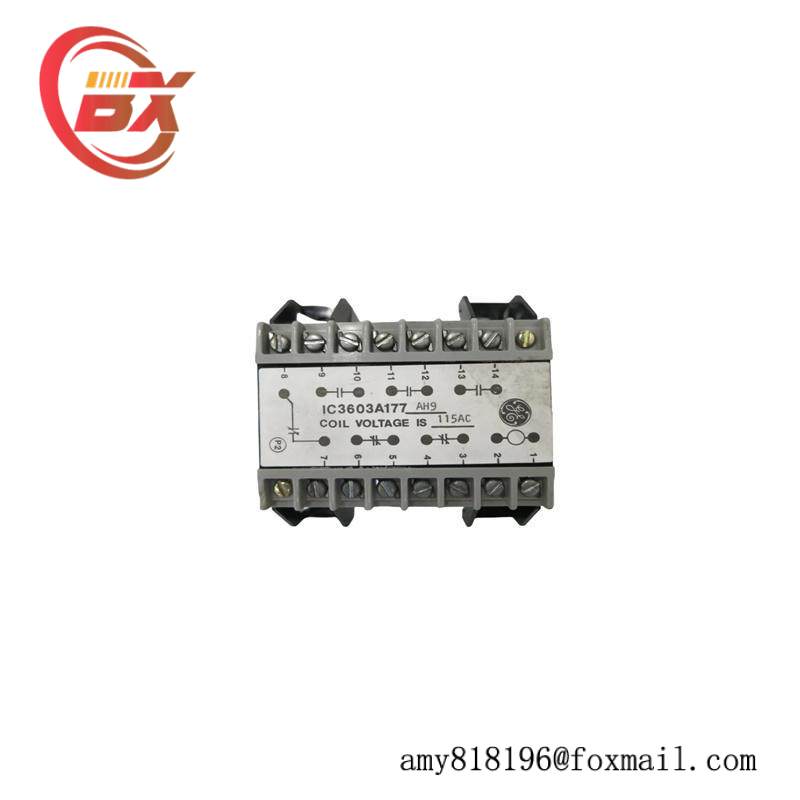 GE IC3603A177 RELAY MODULE