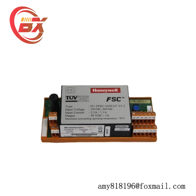 HONEYWELL FC-BSN-1608 SAFE NAMUR SENSOR CONVERTER DCS MODULE