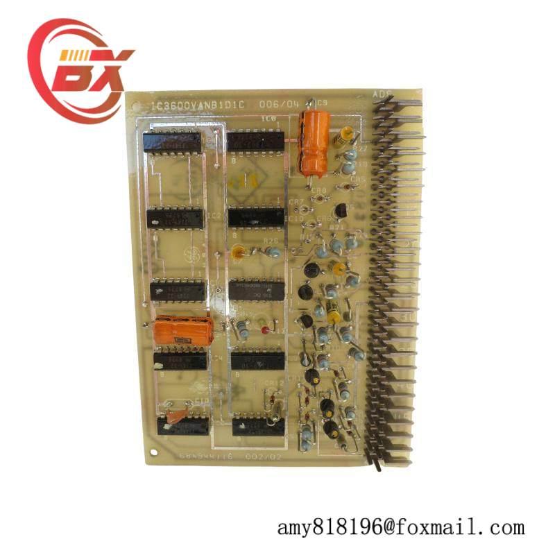 GE IC3600VANB1D1C Control PLC Annunciator Board