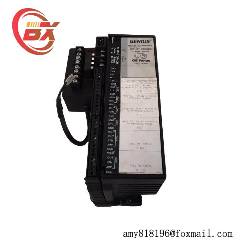 GE Fanuc IC660BBA025 Block 24/48Vdc Analog Current Source