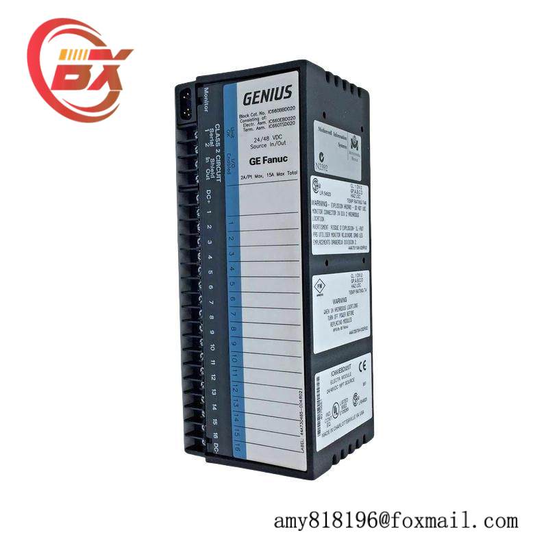 GE IC660BBD020 I/O Interface Block