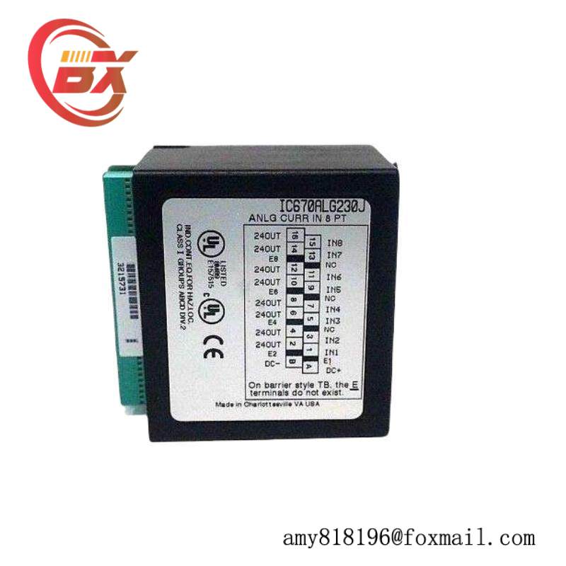 GE IC670ALG230 Analog Input Current 8 Channel Module