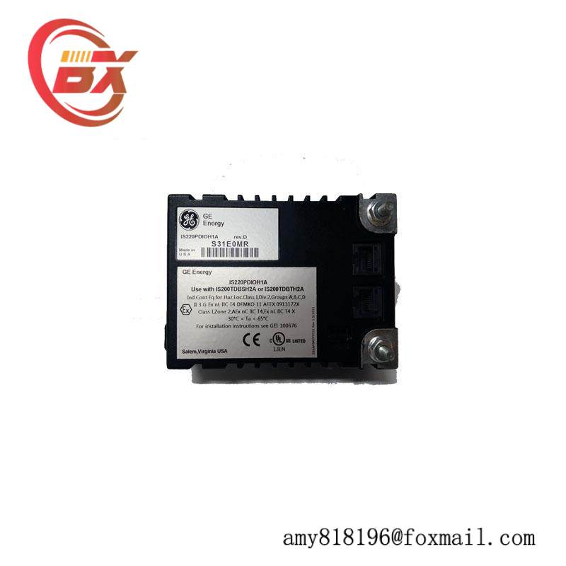 GE IS220PDIOH1A, REV D Boards & Turbine Control