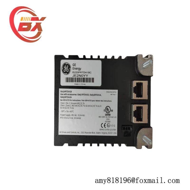 GE IS220PRTDH1B RTD I/O module