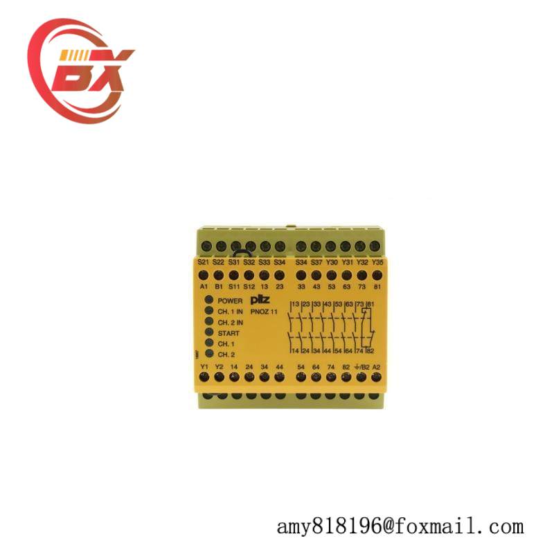 PILZ PNOZ 11 Series Dual-Channel Safety Switch/Interlock Safety Relay