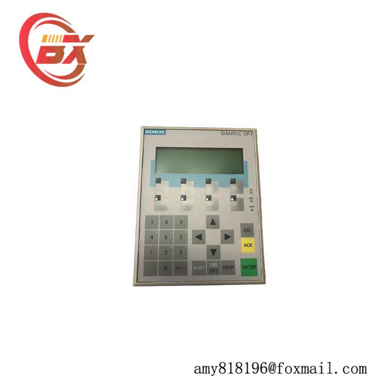 SIEMENS 6AV3607-1JC20-0AX1 OPERATOR INTERFACE