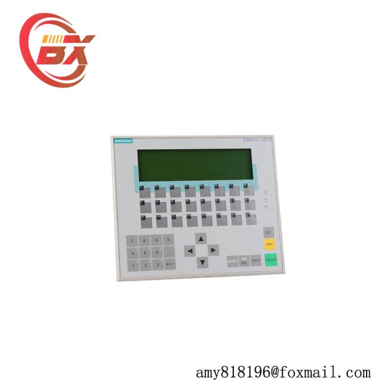 SIEMENS 6AV3617-1JC20-0AX1 OPERATOR INTERFACE