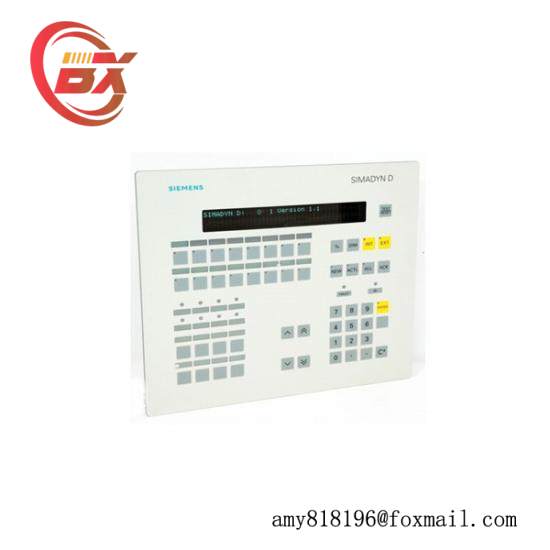 SIEMENS 6DD1670-0AF0 Operator Panel