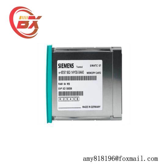 Siemens 6ES7952-1AS00-0AA0 RAM Memory Card