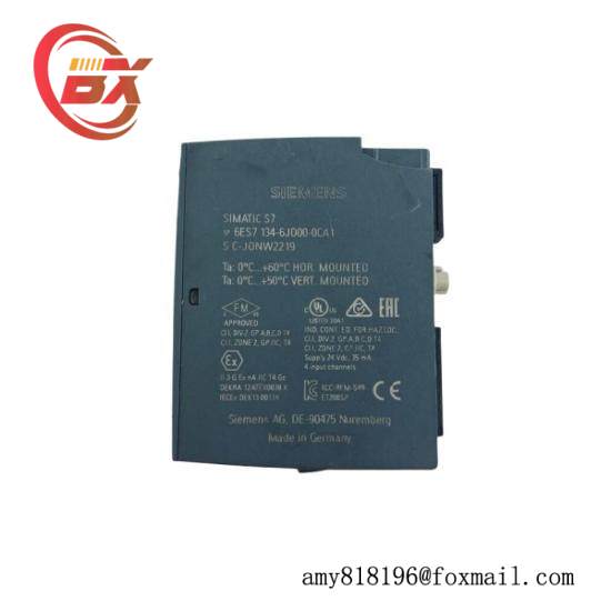 Siemens 6ES7 134-6JD00-0CA1  Analog Input Module