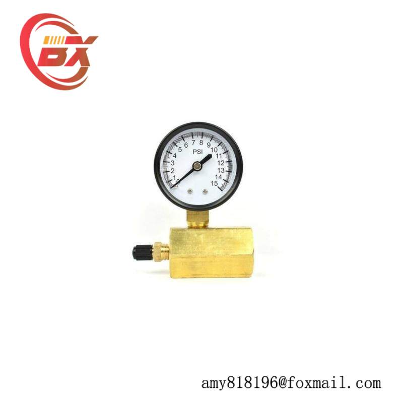 Thrifco Plumbing 8705TPE010S1W0N5 0879406008805005 275PSIG Gas Pressure Test Gauge